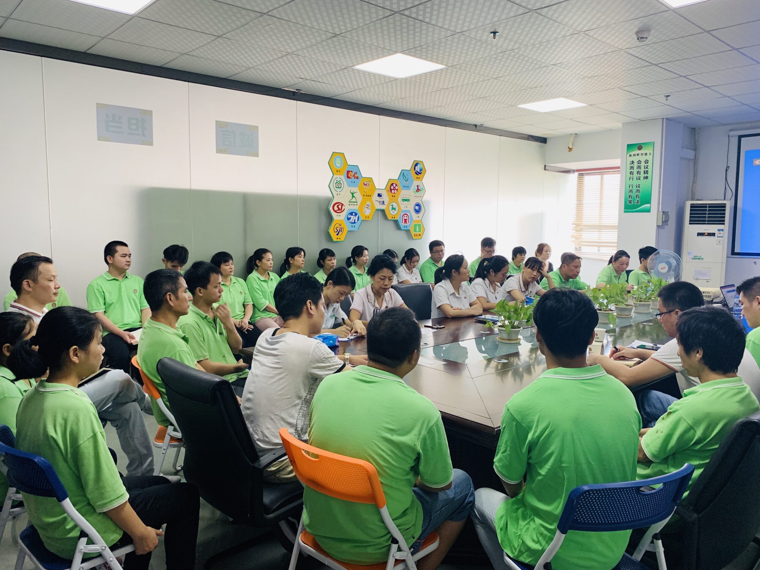 深圳新润晖智能卡团队会议
